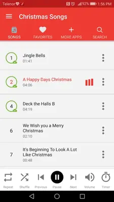 Christmas Songs android App screenshot 5